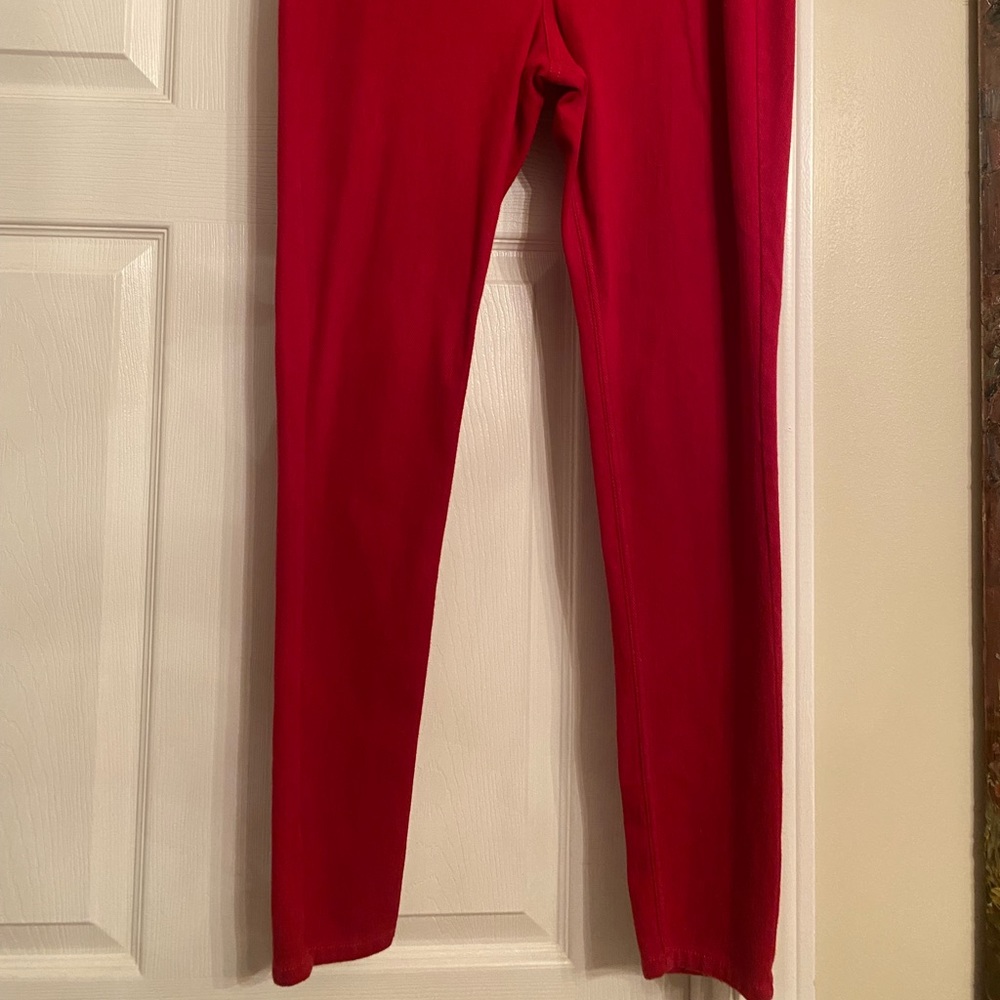 Hue Red Denim Pants